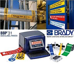 Brady Schilderdrucker BBP31 für visuelle Arbeitsprozesse